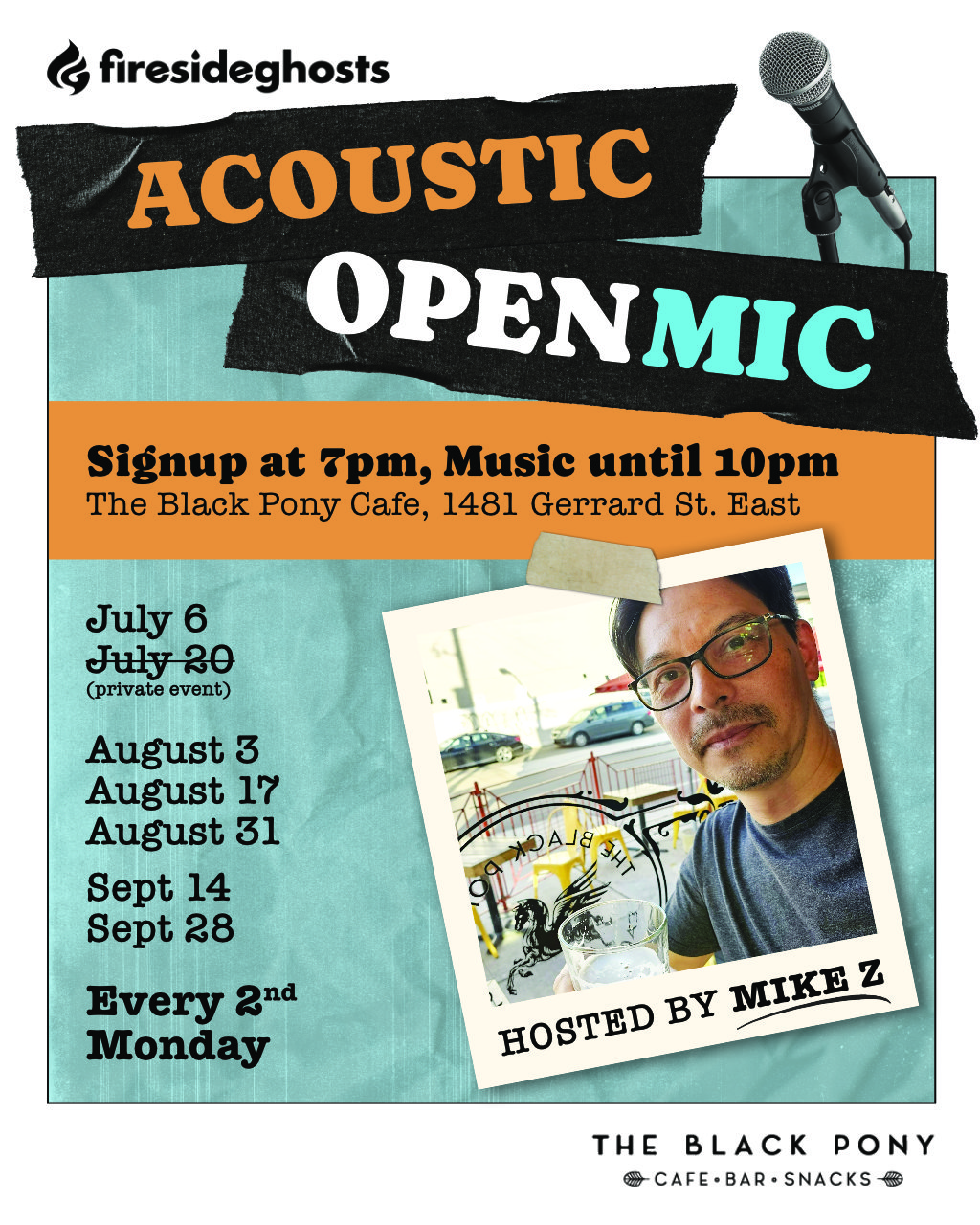 Acoustic Open Mic at the Black Pony